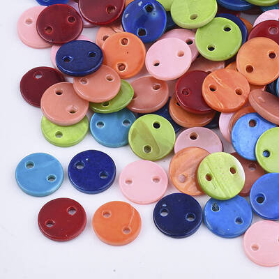 Spray Paint Freshwater Shell Links connectors