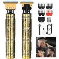Professional Hair Trimmer for Men, Beard Trimmer Hair Clippers for Men, Cordless Rechargeable Hair Trimmer Metal Body Cutting...