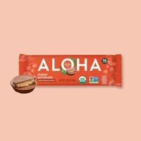 ALOHA Peanut Butter Cup Protein Bars - 12 Bars - Certified USDA Organic - 100% Plant-Based - 14g Of Protein - Only 3-5g of Re...
