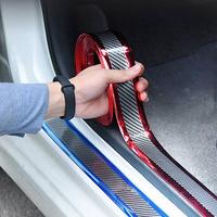 Car Door Sill Protector, 1 Count Car Door Sill Protective Strip, Anti-scratch Car Decorative Sticker, Car Accessories, Autom...