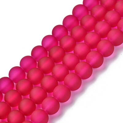 Transparent Glass Bead Strands