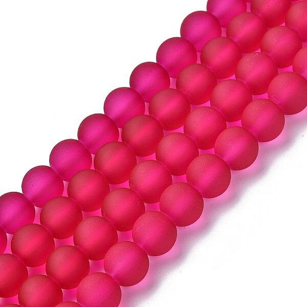Transparent Glass Bead Strands