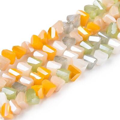 Electroplate Glass Beads Strands