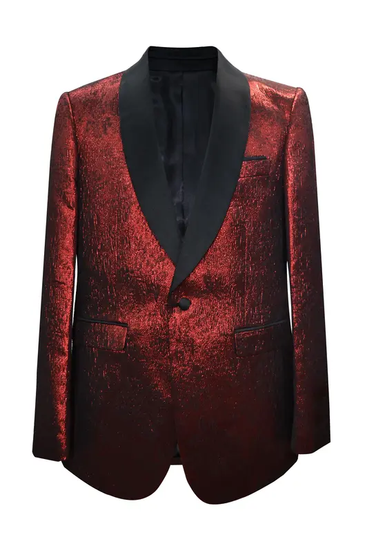 Paisley-500 Red - Mens Wholesale Blazers