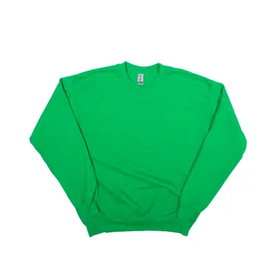GILDAN Sweatshirt Green Crew Neck Mens M