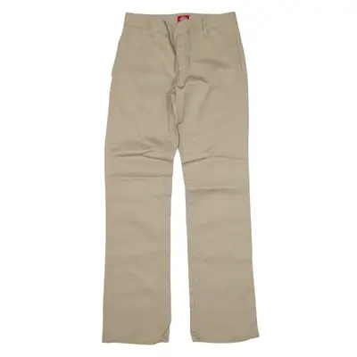 DICKIES Workwear Trousers Beige Regular Bootcut Womens W28 L31