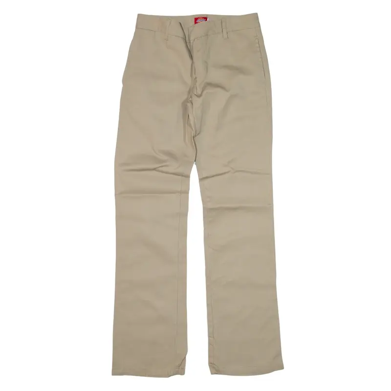 DICKIES Workwear Trousers Beige Regular Bootcut Womens W28 L31