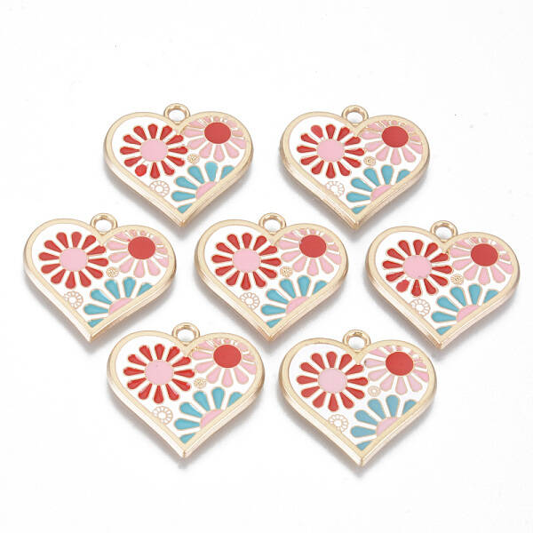 Alloy Enamel Pendants