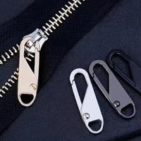 Zipper Pull Replacement, 4 Counts Detachable Zipper Head, Reusable Zipper Pull for Travel Bags, Clothing, Backpacks, Boots, W...
