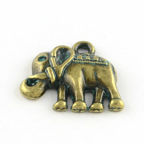 Elephant Zinc Alloy Charms