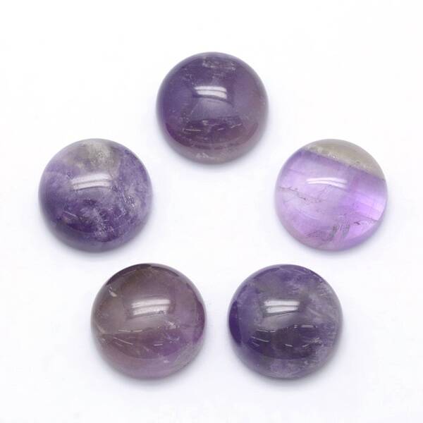 Natural Amethyst Cabochons