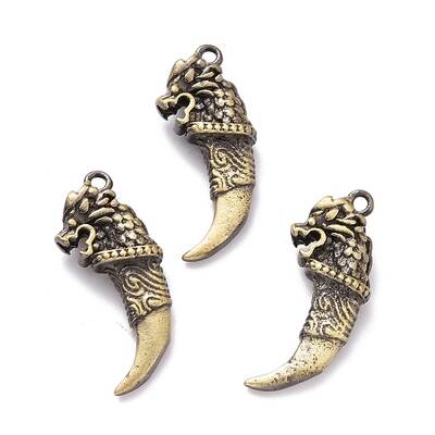 Rack Plating Brass Pendants