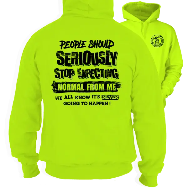 Should Stop Expecting - Safety Yellow Hoodie