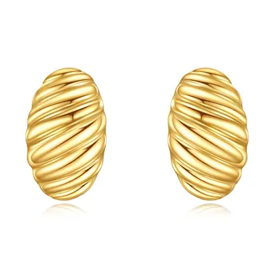 10K Gold Stud Earrings