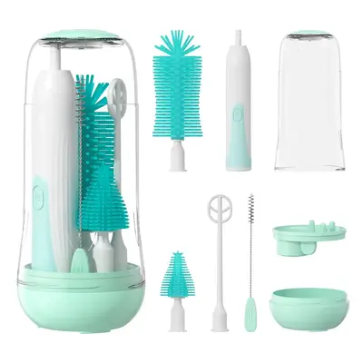 Electric Bottle Cleaning Brush, Rechargeable Electric Baby Bottle Brush Cleaner Set with Replaceable Head Gift, Baby Products...