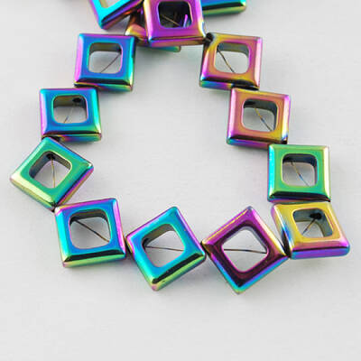 Non-magnetic Synthetic Hematite Beads Strands