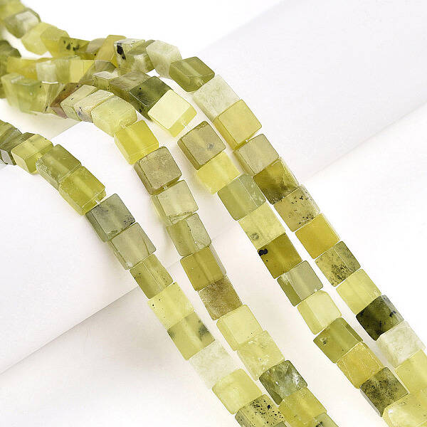 Natural Xiuyan Jade Beads Strands