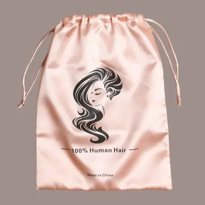 Geeta Hair-Satin Wig Bag Hair Extension Storage Bag Suitable for Home Packaging Tools