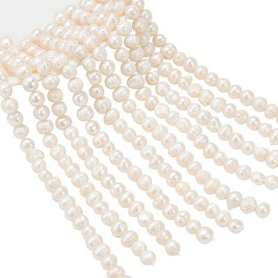 10 Strands Natural Cultured Freshwater Pearl Beads Strands