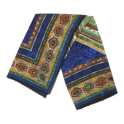 Unbranded Scarf - No Size Blue Cotton