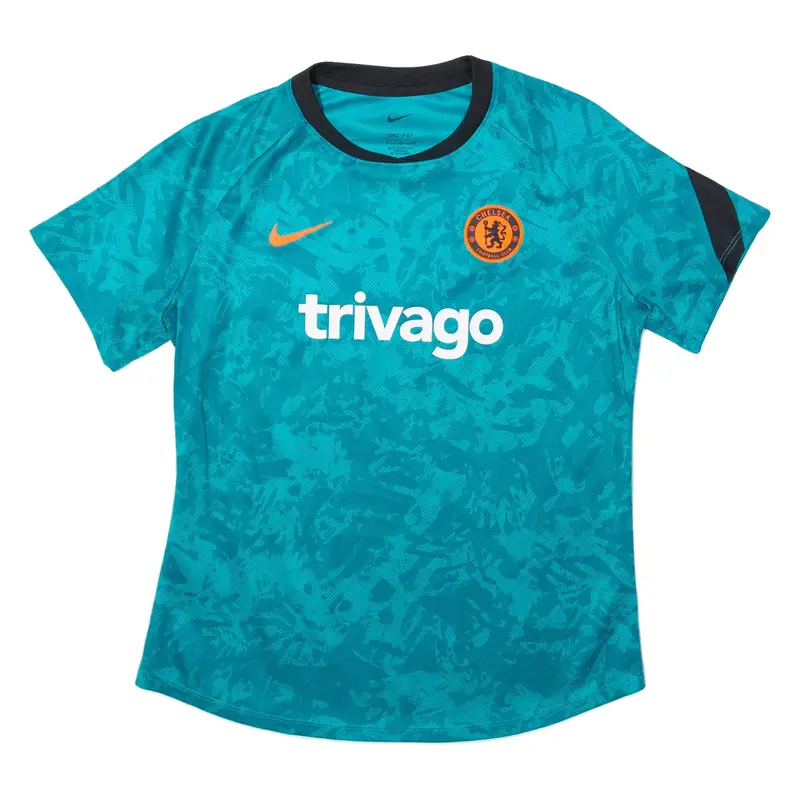 NIKE Chelsea Boys Football Shirt Jersey Blue M