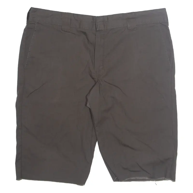 DICKIES Cut Off Mens Workwear Shorts Brown Slim 2XL W40
