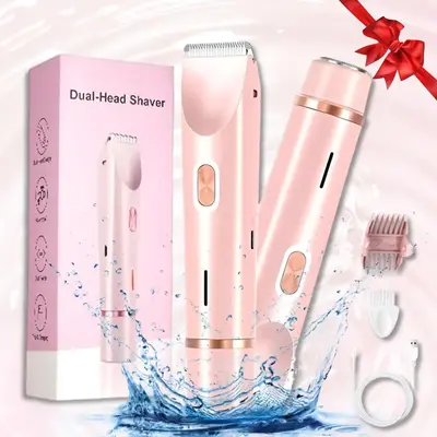 2 in 1 Electric Hair Remover, 1 Box USB Rechargeable Waterproof Hair Removal Tool & Accessories, Multifunctional Hair Removal...