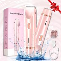 2 in 1 Electric Hair Remover, 1 Box Usb Rechargeable Waterproof Hair Removal Tool & Accessories, Multifunctional Hair Removal...