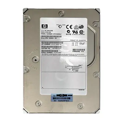 524503-001 HP 18.2GB Ultra-320 SCSI 15000 3.5-inch Hard Drive