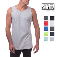 PROCLUB Men's Comfort Tank Top PRO CLUB Lightweight Tanktop Sleeveless Shirt Soft Athletic Gym Shirts Summer Beach Party Indo...