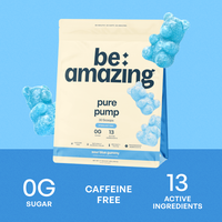Be Amazing Pure Pump Pre Workout Powder 25 Servings - Naturally Flavored, Zero Sugar, Gluten Free, Improves Stamina & Muscle,...