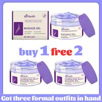 Purple gel, turmeric extract, mugwort, and other natural materials, soothing muscles, body massage gel