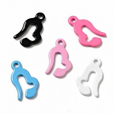 Spray Painted 201 Stainless Steel Charms