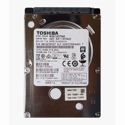 703267-005 HP 500GB 7200RPM SATA 6Gb/s 32MB Cache 2.5-inch Hard Drive