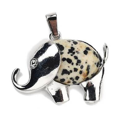 Natural Dalmatian Jasper Pendants