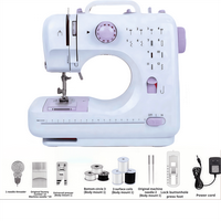 Mini sewing machine, built-in 12-needle multi-function pedal automatic sewing machine, suitable for beginners, send wife/moth...