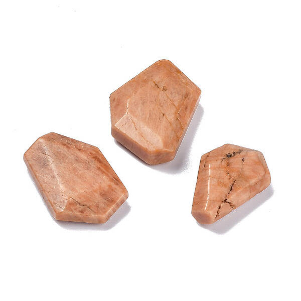 Natural Peach Moonstone Beads