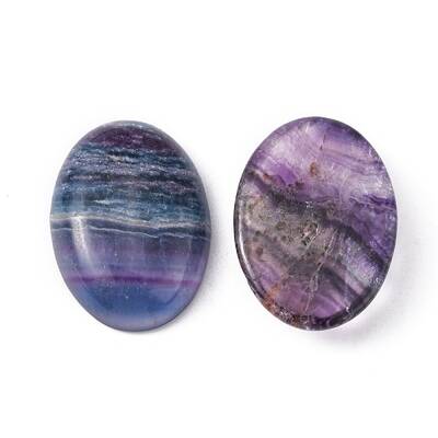 Natural Fluorite Cabochons