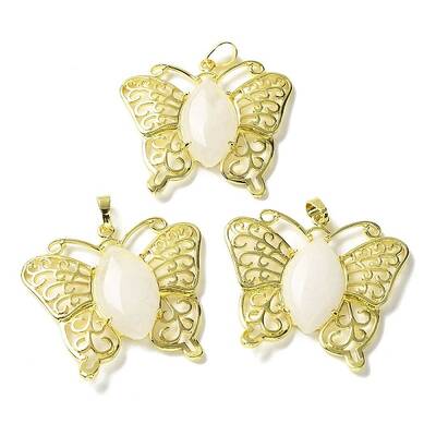 Natural Quartz Crystal Pendants