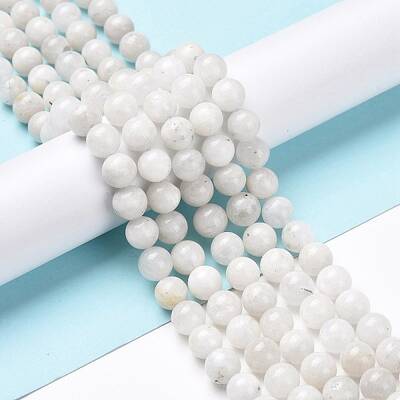 Natural Rainbow Moonstone Beads Strands