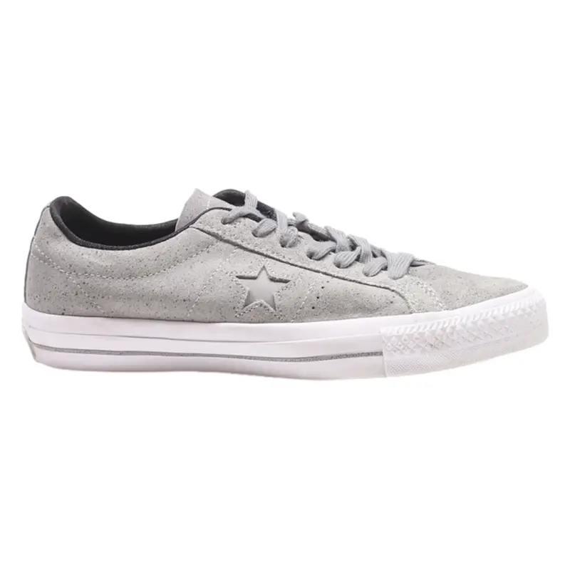 CONVERSE Low Top Trainers Grey Synthetic Womens UK 7