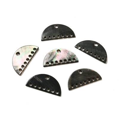 Natural Black Lip Shell Chandelier Component Links