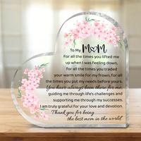 Decorating Acrylic Mom Gift, Thank You Gift for Mom, Definition Acrylic Plaque, Desk Signs Ornament for Table Tops, Pastel De...