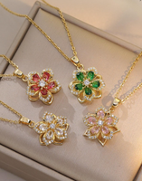 YWYR066Elegant decorative pattern round pendant necklace, fashionable party jewelry, fashionable and versatile jewelry, daily...