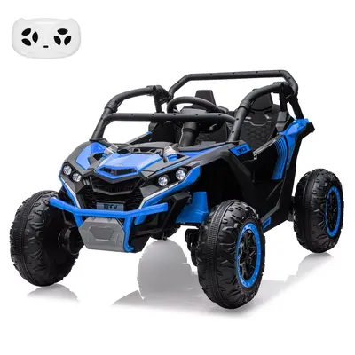 Garvee Ride - P Series: 24V Ride On Utv For Kids,2 Seater 4WD Electric Truck With Remote Control, High And Low Speed Adjustme...