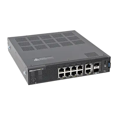 Dell HK2G1 | EMC PowerSwitch N1100 Series N1108EP-ON 8 x 10/100/1000Base-T RJ-45 PoE+ and 2 x GE RJ-45 and 2 x SFP (mini-GBIC...