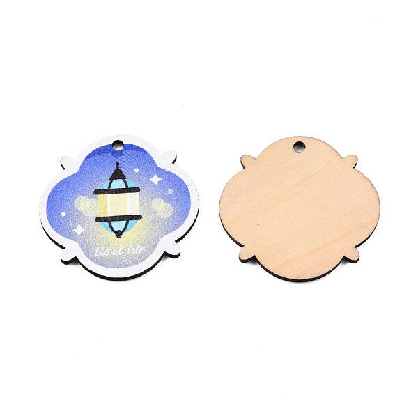 Single-Sided Printed Wood Pendants