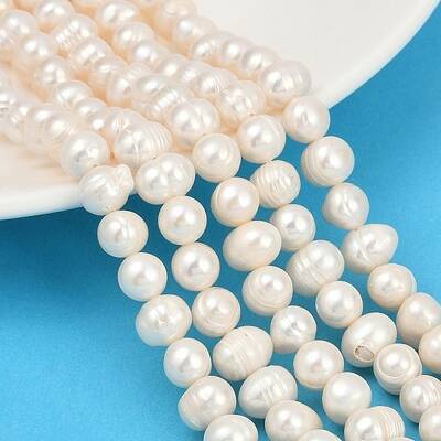 Natural Cultured Freshwater Pearl Beads Strands