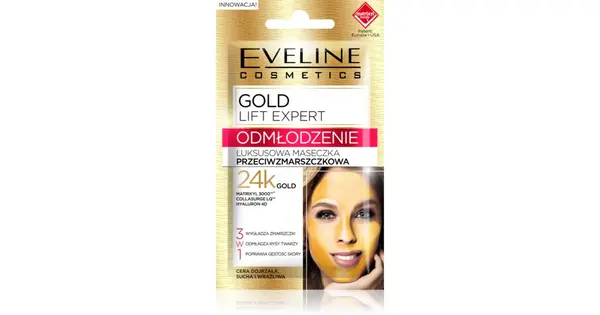 Eveline Cosmetics Gold Lift Expert 3 In 1 Rejuvenating Mask 7 Ml