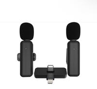 Tiktok,2 Pcs ProfessionalWireless Lavalier Lapel Microphone forIPhone,lPad -Cordless OmnidirectionalCondenser Recording Mic f...